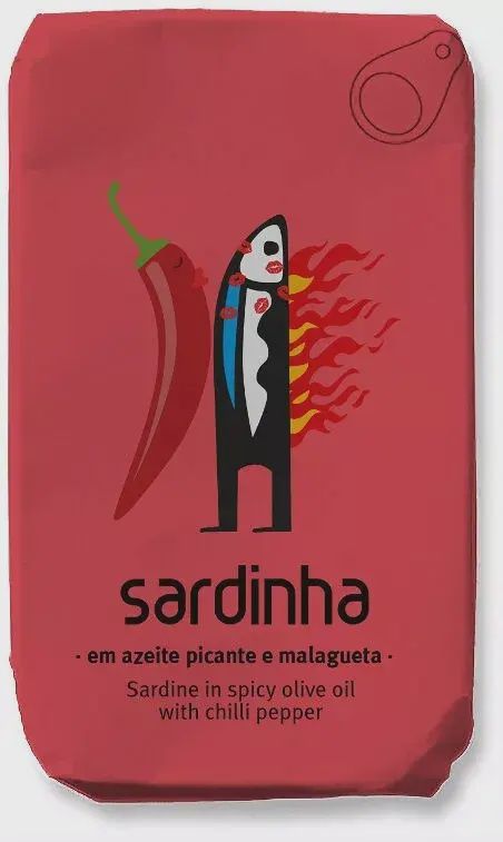 Sardinha sardientjes in pittige olijfolie met spicy pepper in blik
