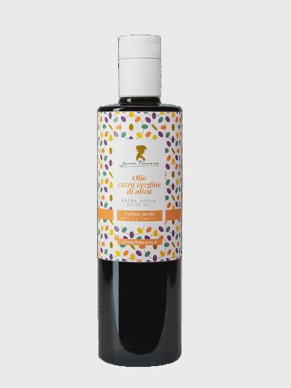 Extra vierge olijfolie Donna Francesca medium fruitig 250 ml Classic Line uit Puglia