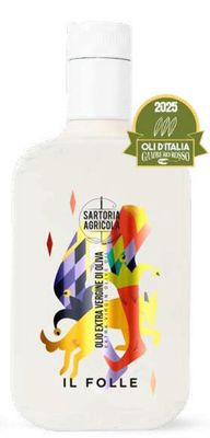 Extra vierge olijfolie Il Folle intens fruitig 500 ml uit Puglia voor krachtige gerechten