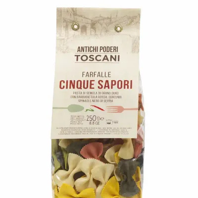 Pasta farfalle 250 gram 5 smaken