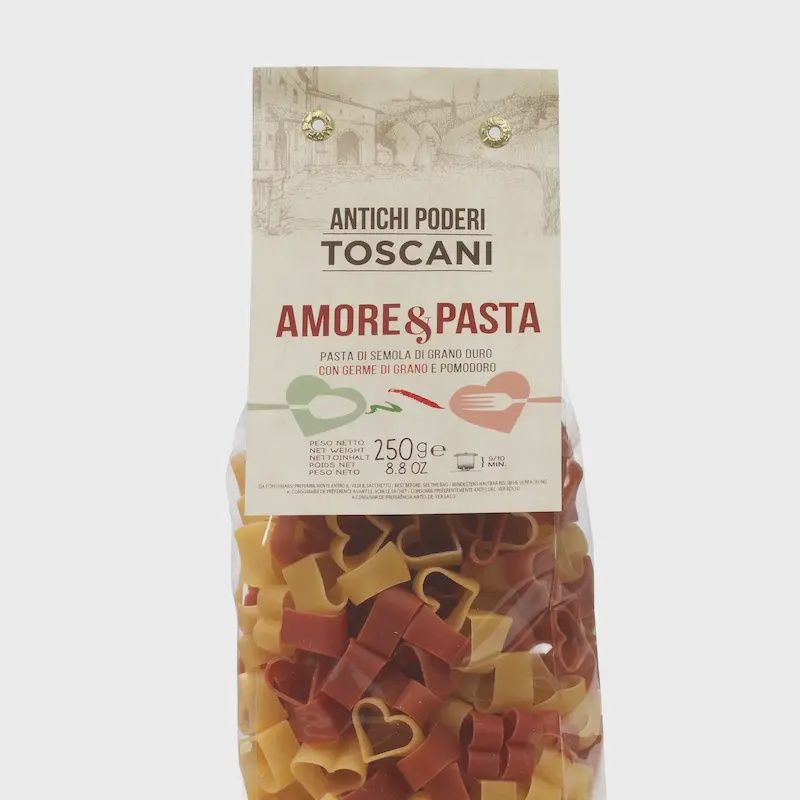 Hartvormige Italiaanse pasta van durumtarwe met Toscaanse tomaat 250 g