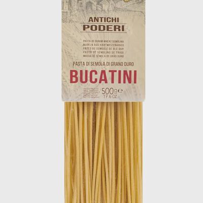 Bucatini Italiaanse pasta van durumtarwe semolina 500 g bronzen getrokken