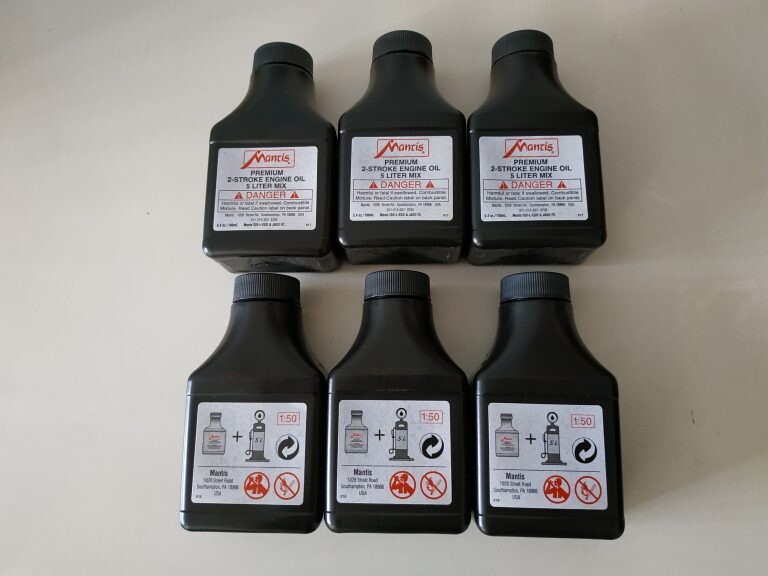 Set of 6 x 80ml Bottles of 2 stroke oil
