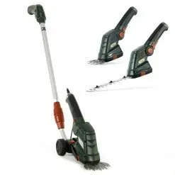 WEBB WE7.2GHSWEXT Cordless 7.2v 2 in 1 Grass and Shrub Shears with Telescopic Pole Handle