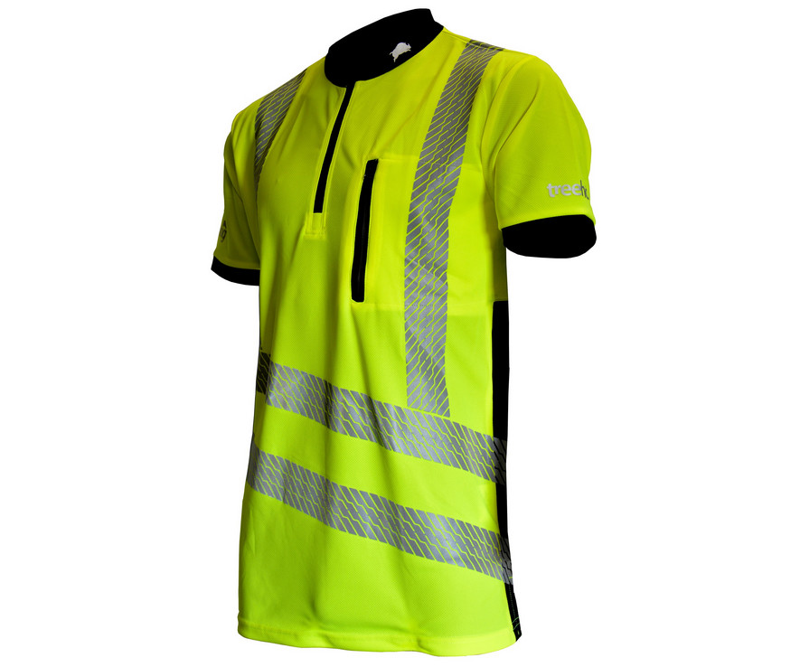 Treehog short-sleeve T-shirt (Hi-viz yellow)