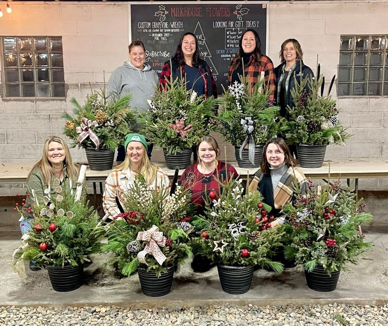 Winter Spruce Container Workshops | On Farm