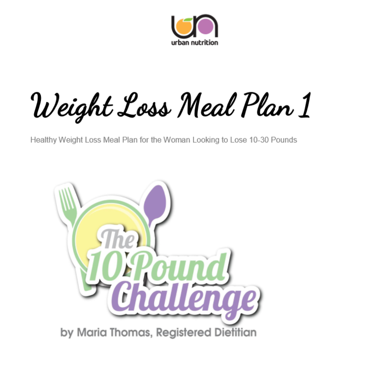 Weight Loss Meal Plan 1