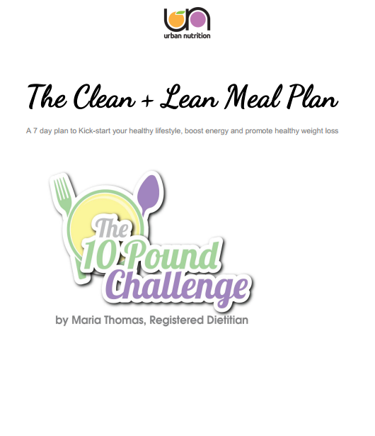 My Clean and Lean Meal Plan
