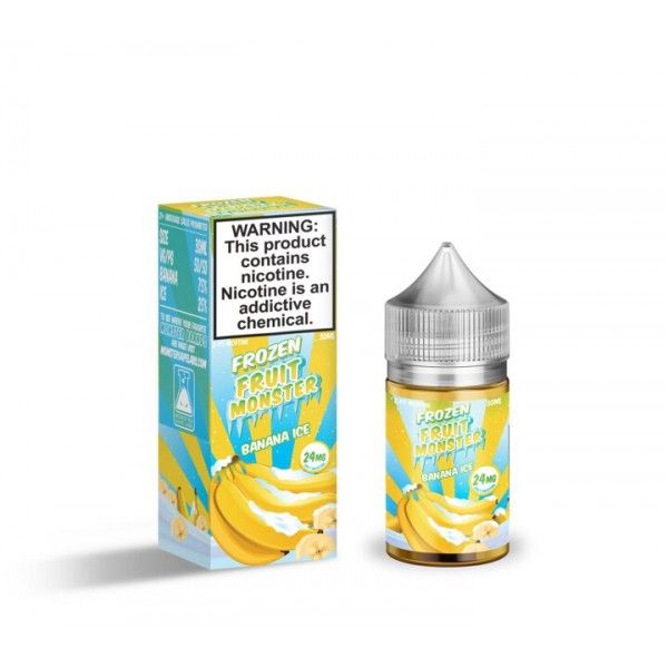 Frozen Fruit Monster Synthetic Salts, Flavors: 24mg Banana Ice 30mL