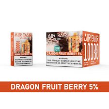 Air Bar 10k, Flavors: Dragon Fruit Berry