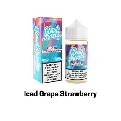 Iced Grape Strawberry 30mL | Cloud Nurdz