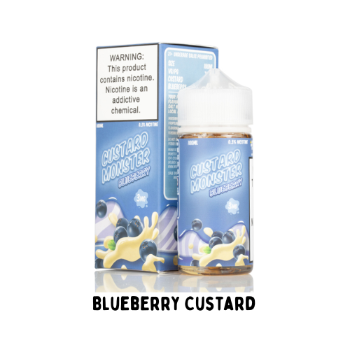 Blueberry Custard 100mL | Custard Monster Synthetic