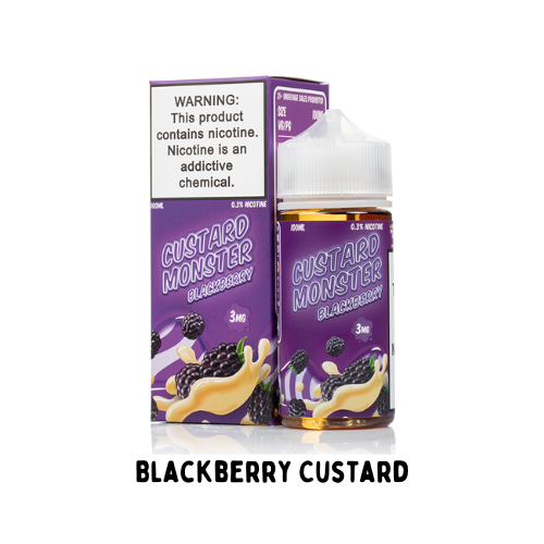 Blackberry Custard 100mL | Custard Monster Synthetic