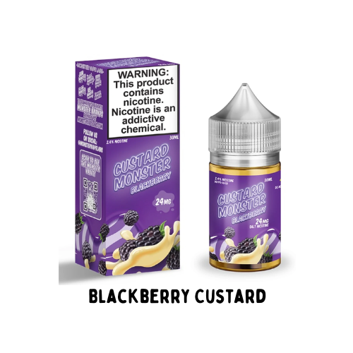 Blackberry Custard 30mL | Custard Monster Synthetic Salt