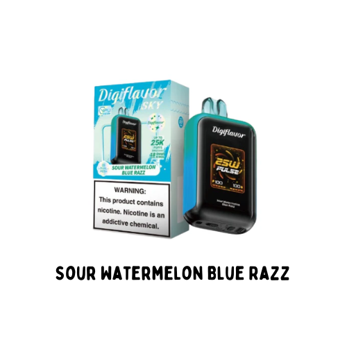 Sour Watermelon Blue Razz | Digi Flavor Sky 25k