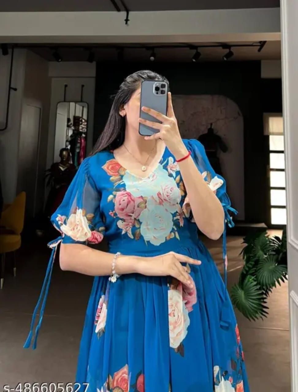 SIDMAN presentingnew floralprinted gown