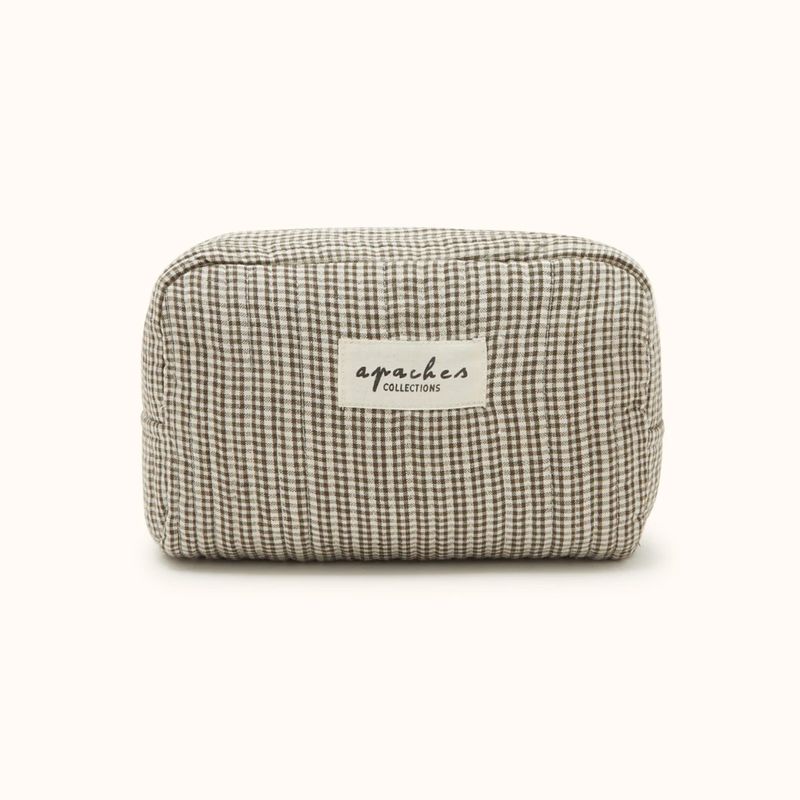 Petite trousse GAYANE Khadi kaki