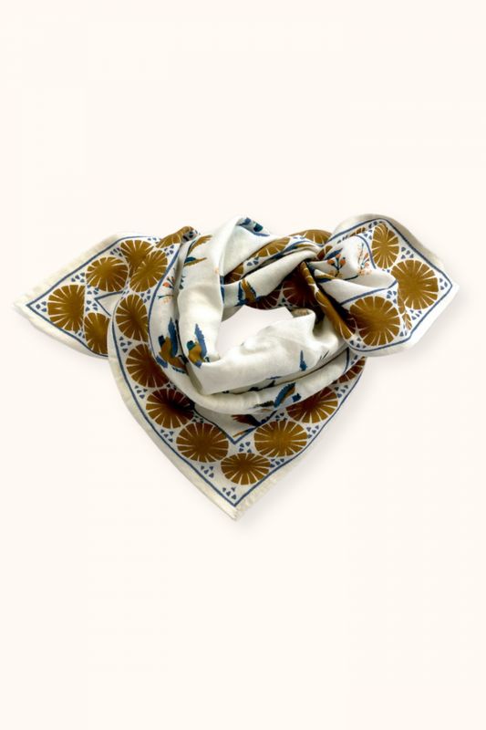 Foulard MANIKA Cerisier Vanille