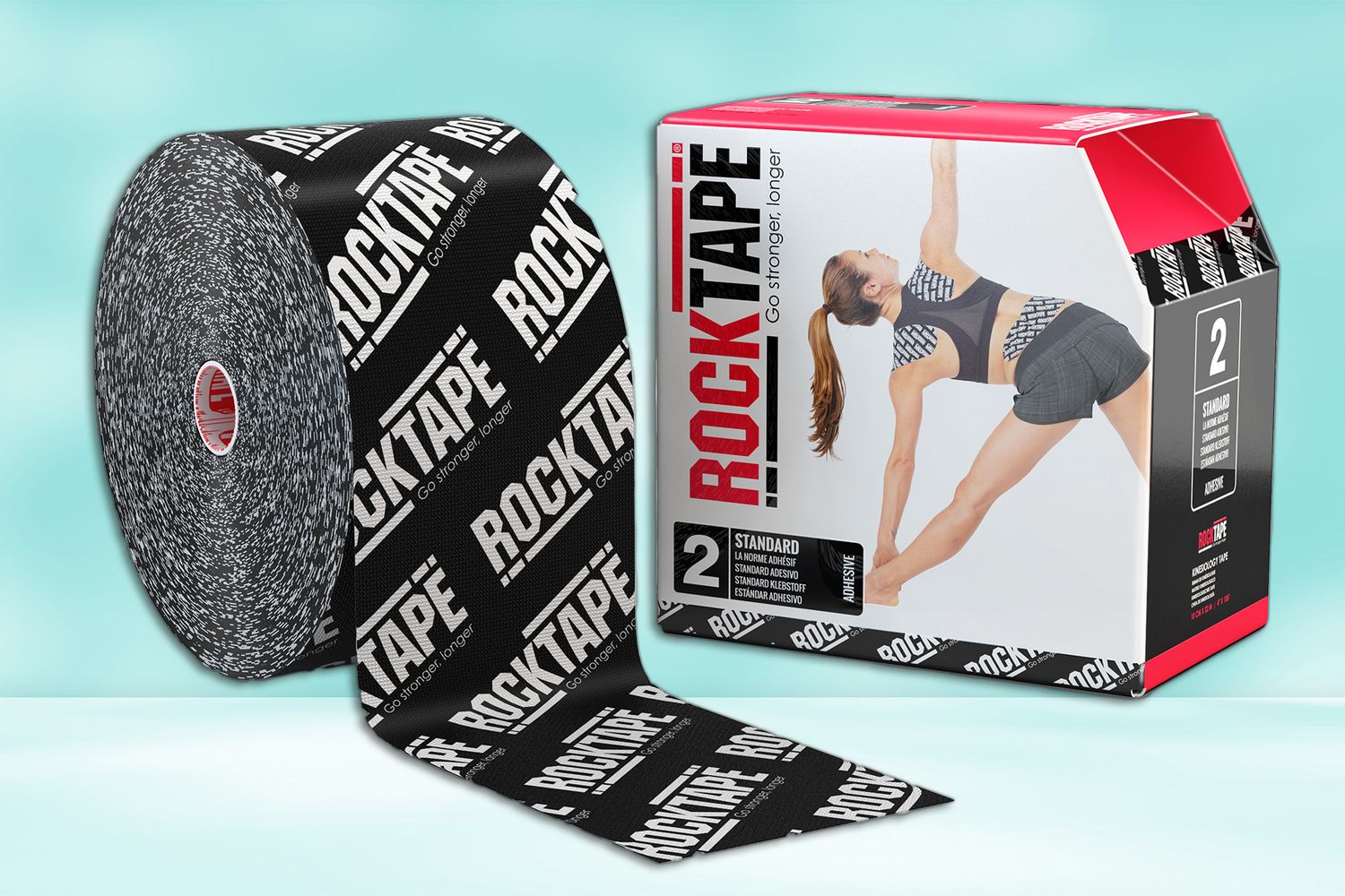 ​RockTape Big Daddy  – Black with Logo – 10cm x 32m