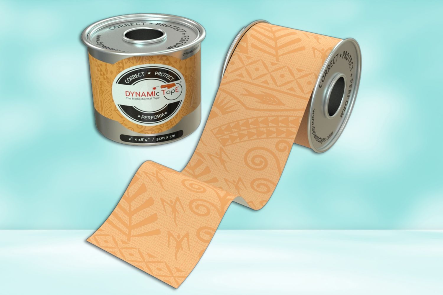 Dynamic Tape 5cm x 5m - Beige/Beige Tattoo - 6 Roll Box