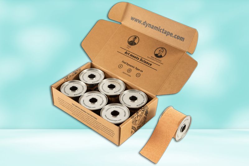 Dynamic Tape 5cm x 5m - Beige/Beige Tattoo - 6 Roll Box