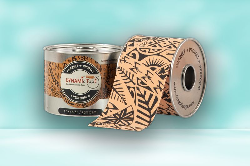 Dynamic Tape 5cm x 5m - Beige/Black Tattoo - Single Roll