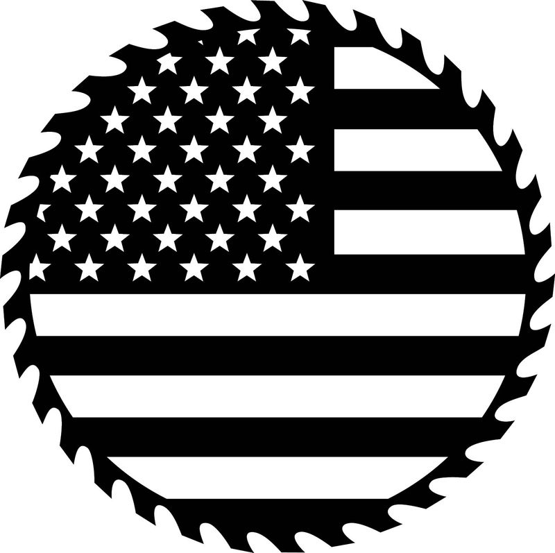 Saw Blade Flag