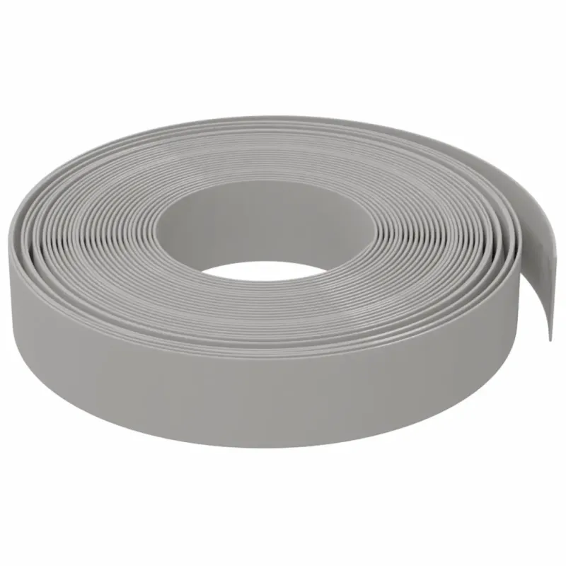 Flexible Rasenkante – 10 m x 10 cm, Grau, aus Polyethylen