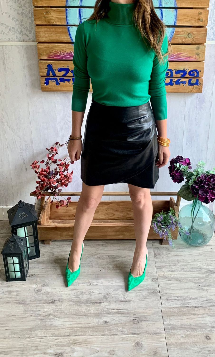 Minifalda Polipiel