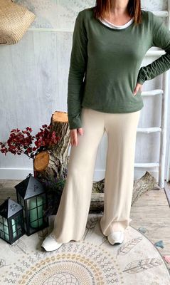 Pantalón Punto Suave Pantalón Punto Suave