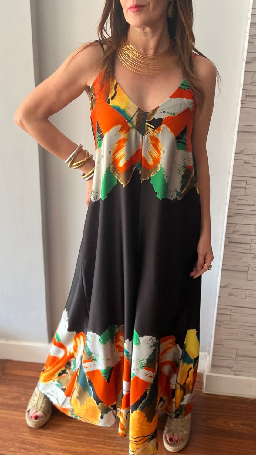 Mono Satinado Black & Orange