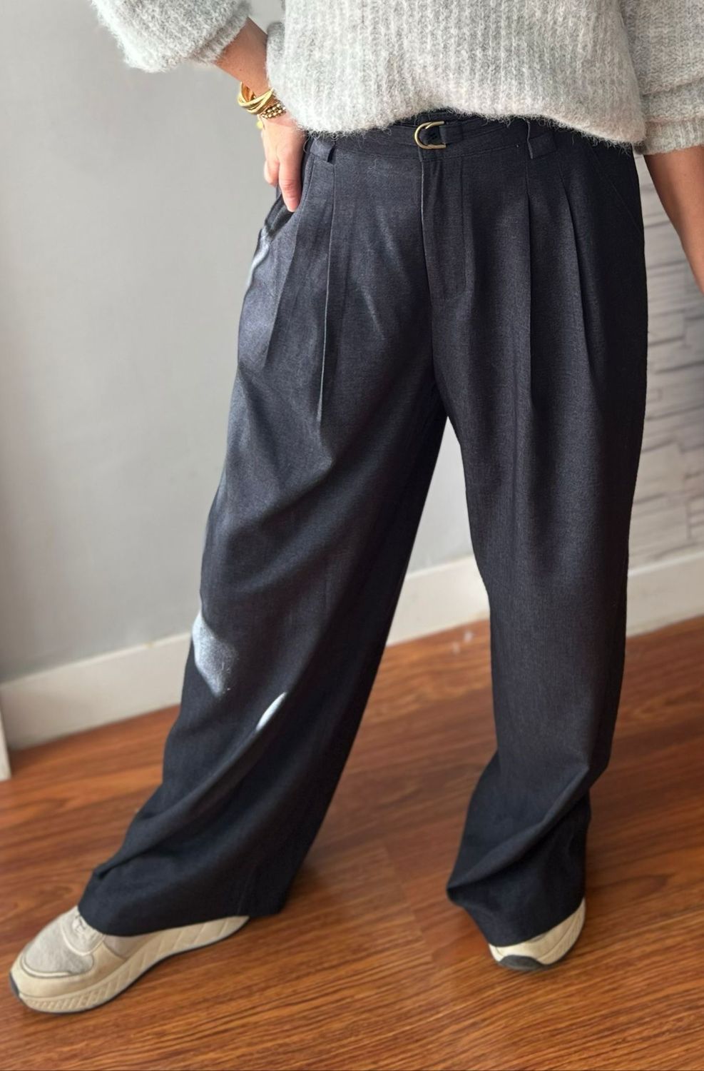 Pantalón Pinzas Blue Jeans
