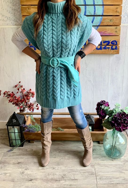 Poncho Cuello Vuelto