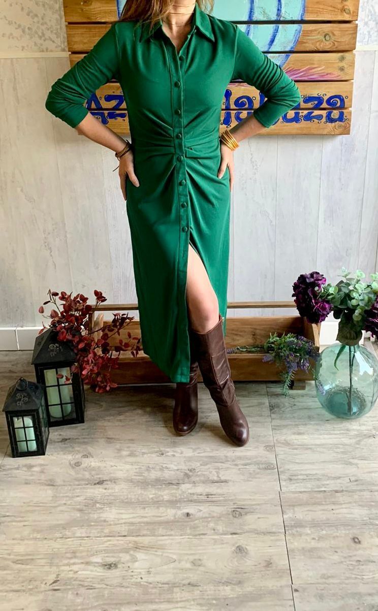 Vestido Abotonado Chic