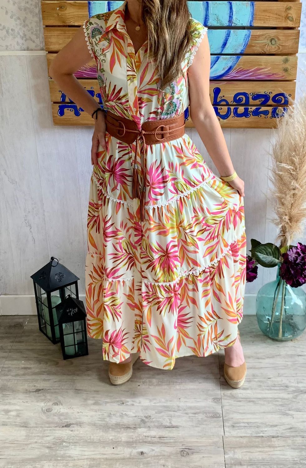 Vestido Palm Summer
