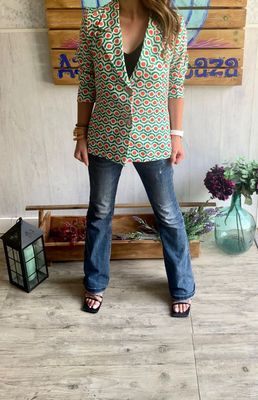 Blazer Geométrica