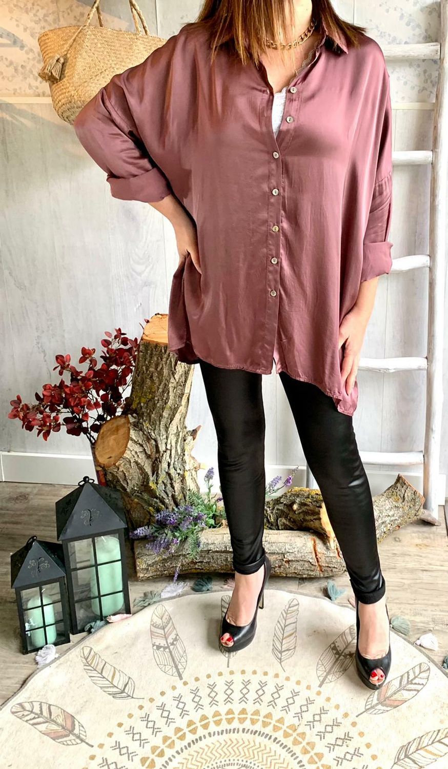 Blusa Satinada