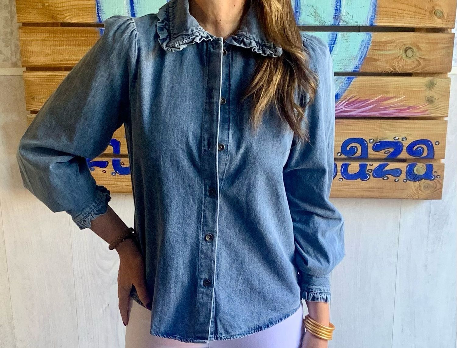 Blusa Denim