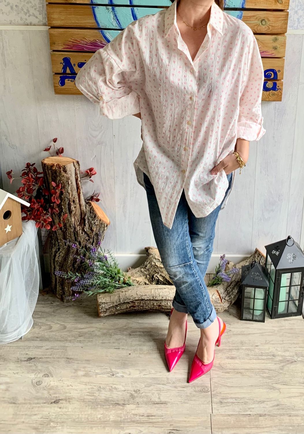 Camisa Cotton Oversize