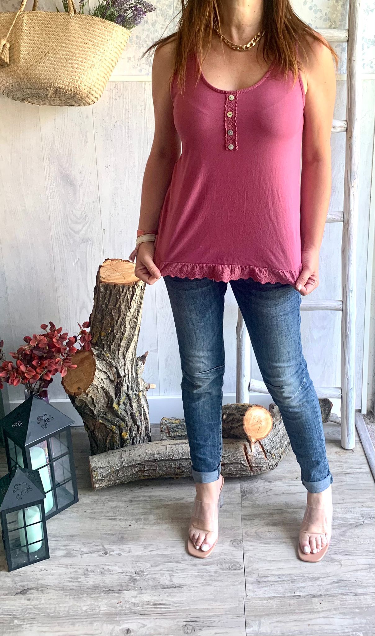 Camiseta con Botones