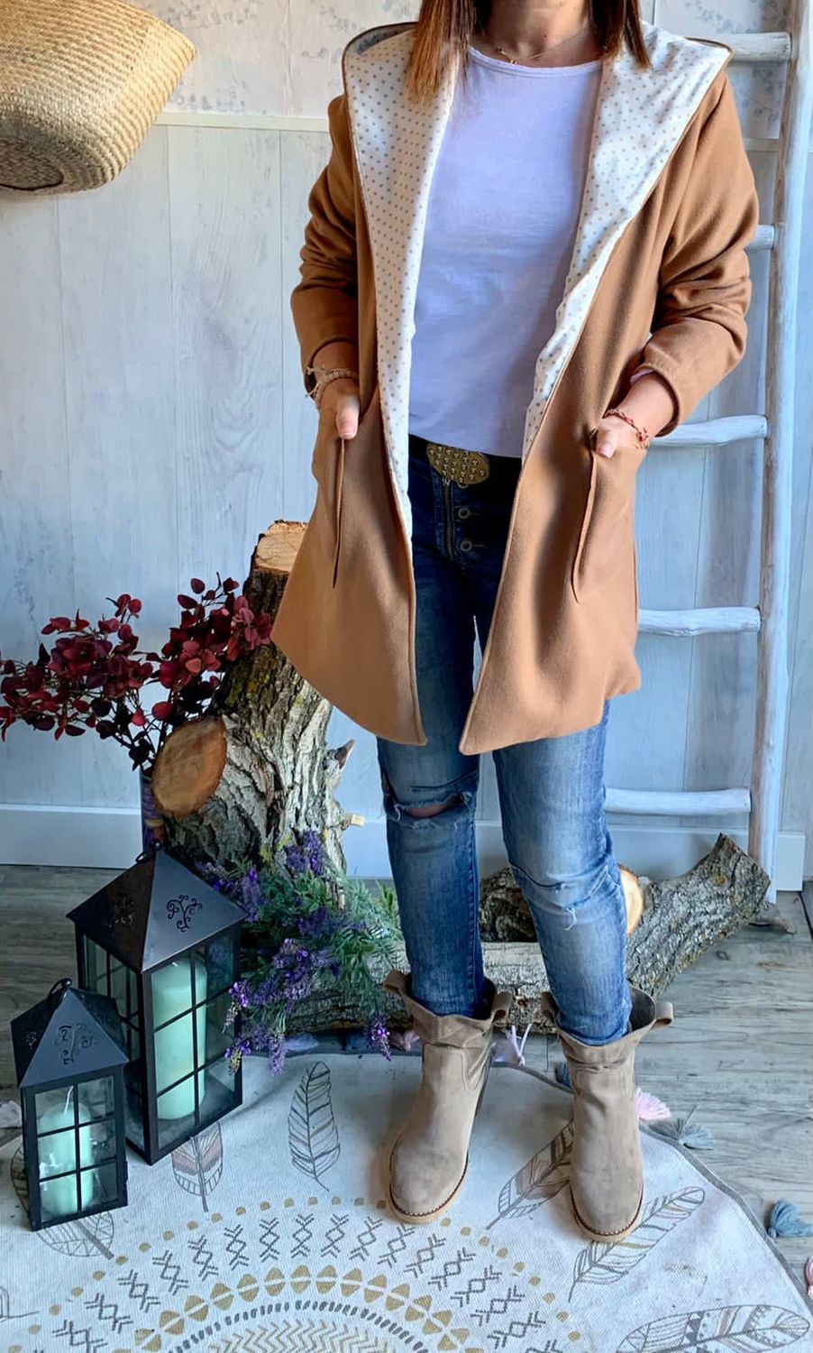 Chaquetón con Capucha