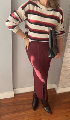 Falda larga de tubo Falda larga de tubo