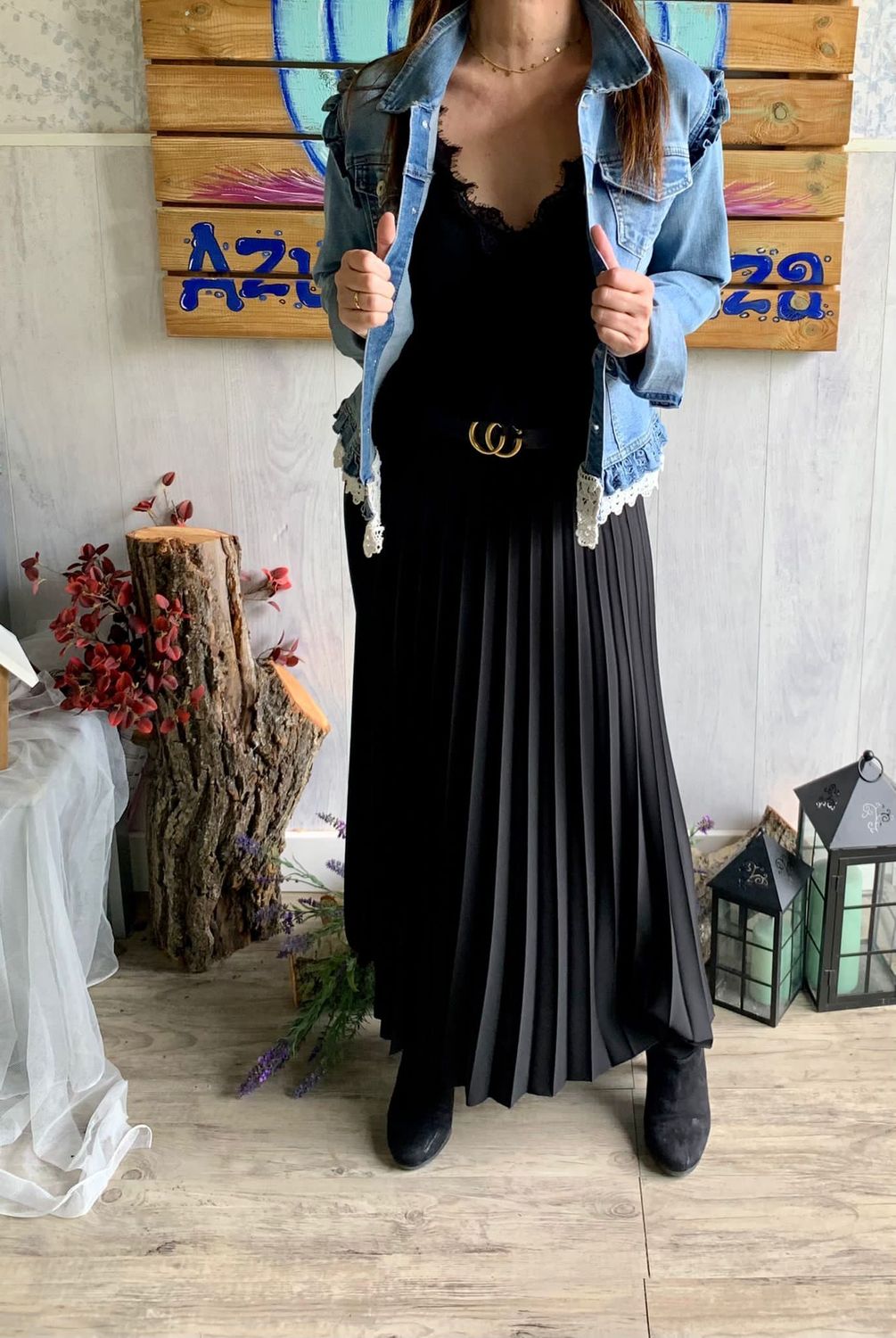 Falda Plisada