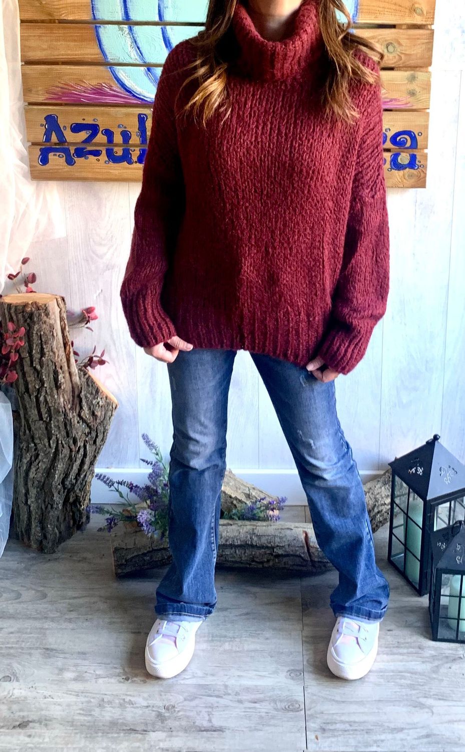 Jersey de cuello vuelto