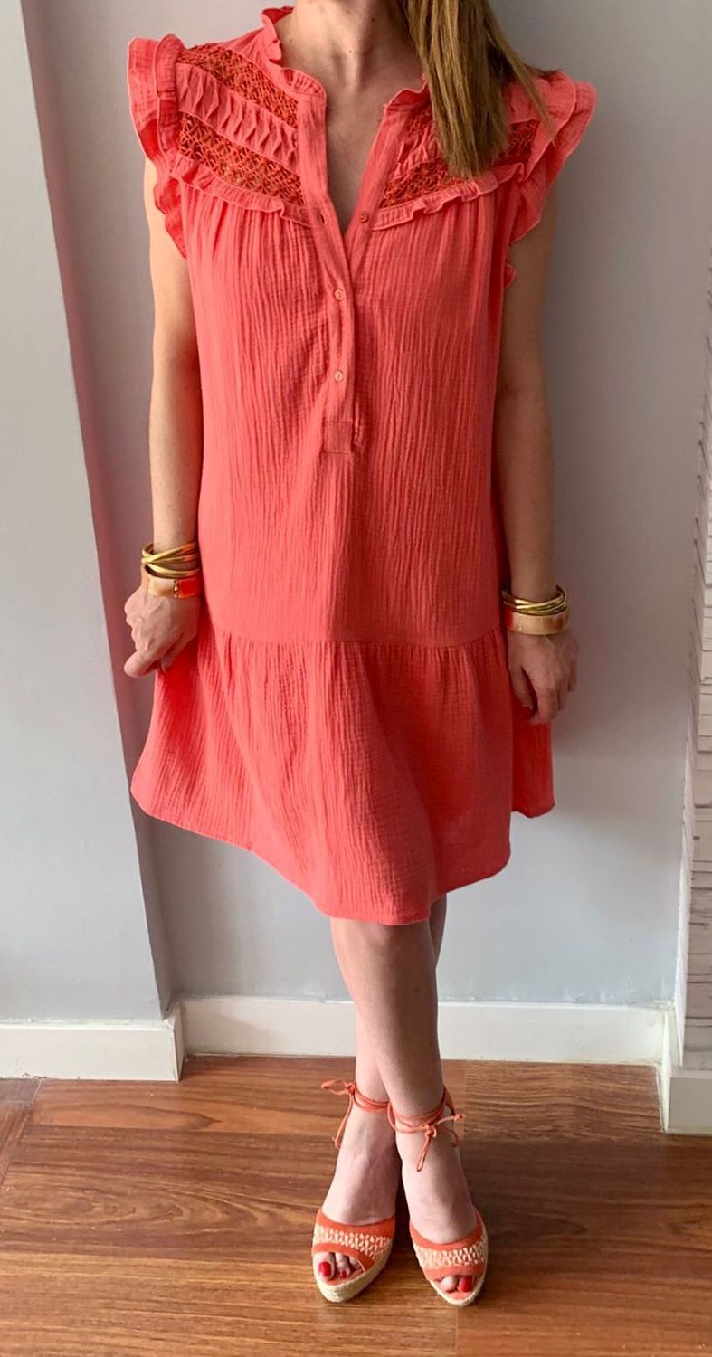 Vestido Coral Beach