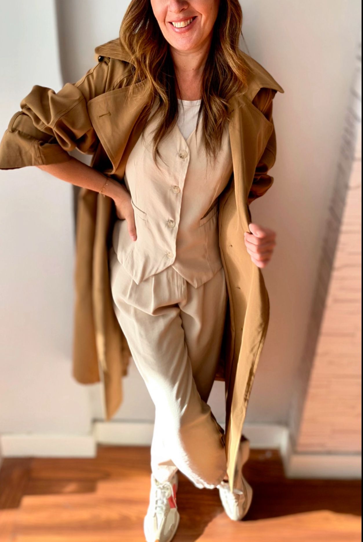 Gabardina Chic