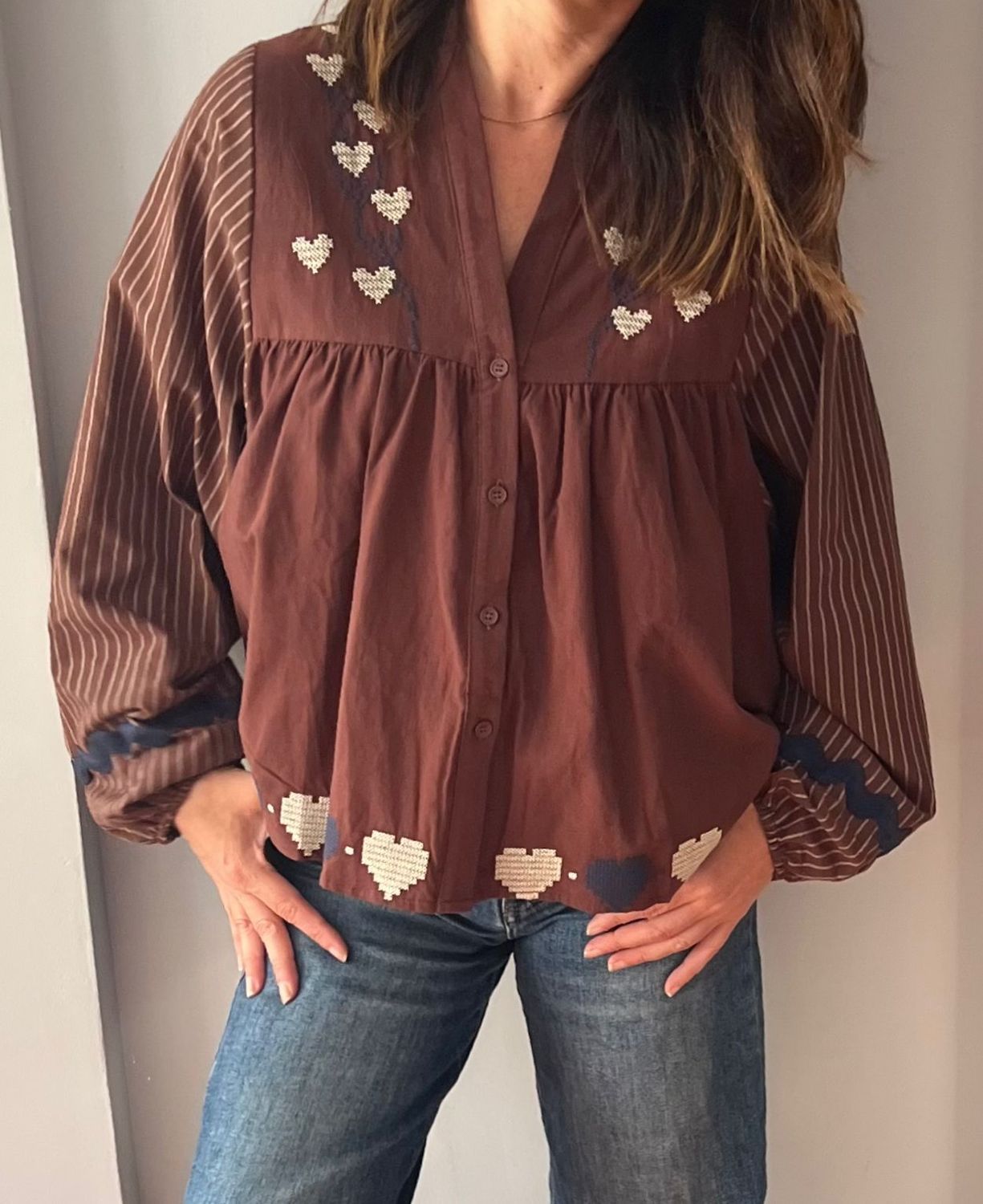 Blusa Corazón de Chocolate