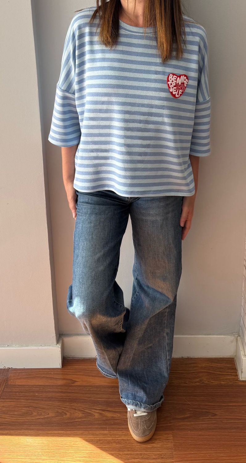 Camiseta Rayas Flúor Camiseta Rayas Flúor