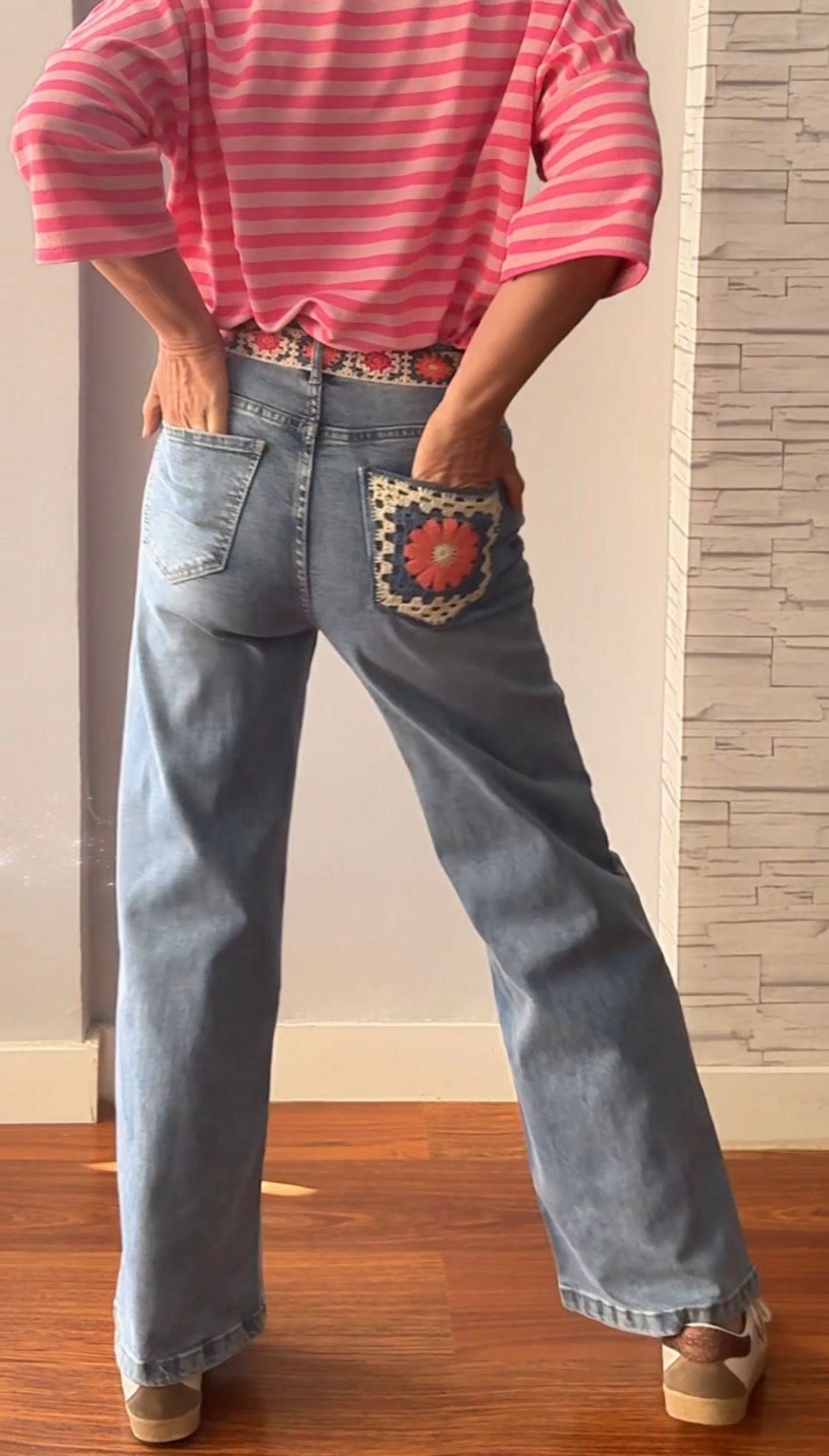 Jeans Crochet Bloom