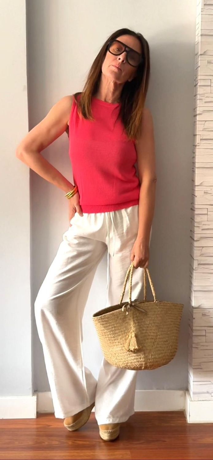 Pantalón Basic Blanco